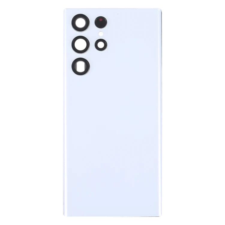 For Samsung Galaxy S22 Ultra 5G SM-S908B Battery Back Cover with Camera Lens Cover (White) - Best Cell Phone Parts Distributor in Canada, Parts Source For Samsung Galaxy S22 Ultra 5G SM-S908B Battery Back Cover with Camera Lens Cover (White) - Best Cell Phone Parts Distributor in Canada, Parts Source